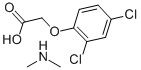 N-Methylmethanamine 2,4-dichlorophenoxyacetate Struktur