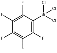 PENTAFLUOROPHENYLTRICHLOROSILANE Struktur