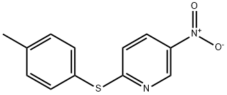 5-nitro-2-p-tolylmercapto-pyridine Struktur