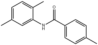 BENZAMIDE, N-(2,5-DIMETHYLPHENYL)-4-METHYL Struktur