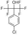 4-CHLORO-(2-HYDROXYHEXAFLUOROISOPROPYL)BENZENE Struktur