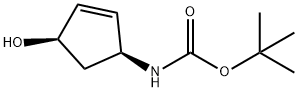 (1S,4R)-4-環(huán)戊烯-1-醇- 2-氨基-叔丁氧羰基, 201054-55-9, 結(jié)構(gòu)式