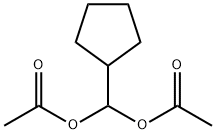 Methanediol, cyclopentyl-, diacetate (9CI) Struktur