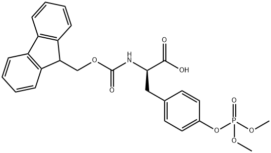 FMOC-D-TYR(PO3ME2)-OH Struktur