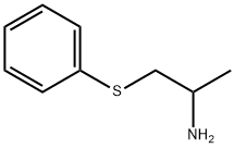 1-(phenylthio)-2-aminopropane Struktur