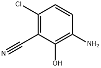 3-AMINO-6-CHLORO-2-HYDROXYBENZONITRILE Struktur