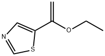 Thiazole,  5-(1-ethoxyethenyl)- Struktur