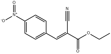 Ethyl alpha-cyano-4-nitro-trans-cinnamate Struktur