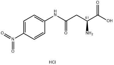 H-ASP(PNA)-OH HCL Struktur