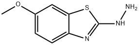 2-HYDRAZINO-6-METHOXY-1,3-BENZOTHIAZOLE Struktur