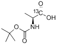 N-(TERT-BUTOXYCARBONYL)-L-ALANINE-1-13C Struktur