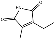 3-ethyl-4-methyl-pyrrole-2,5-dione Struktur