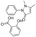 Antipyrine salicylate Struktur