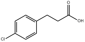 3-(4-Chlorophenyl)propanoic acid Struktur