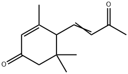 3,5,5-Trimethyl-4-(3-oxo-1-butenyl)-2-cyclohexen-1-one Struktur