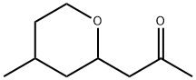 1-(tetrahydro-4-methyl-2H-pyran-2-yl)acetone Struktur