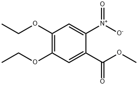 METHYL-4,5-DIETHOXY-2-NITROBENZOATE Struktur