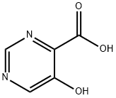 4-Pyrimidinecarboxylicacid,5-hydroxy- Struktur