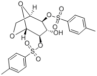 1,6-ANHYDRO-2,4-DI-O-P-TOLUENESULFONYL-BETA-D-GLUCOPYRANOSE Struktur