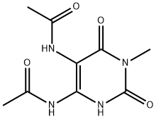 Acetamide,  N,N-(1,2,3,6-tetrahydro-1-methyl-2,6-dioxo-4,5-pyrimidinediyl)bis-  (9CI) Struktur