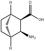 Bicyclo[2.2.1]heptane-2-carboxylic acid, 3-amino-, (1R,2R,3S,4S)- (9CI) Struktur