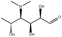 4-(Dimethylamino)-4,6-dideoxy-D-glucose Struktur