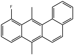 7,12-Dimethyl-11-fluorobenz[a]anthracene Struktur