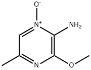 Pyrazinamine, 3-methoxy-5-methyl-, 1-oxide (9CI) Struktur