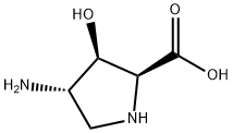 L-Proline, 4-amino-3-hydroxy-, (3R,4S)- (9CI) Struktur