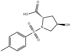 4-HYDROXY-1-(TOLUENE-4-SULFONYL)-PYRROLIDINE-2-CARBOXYLIC ACID Struktur