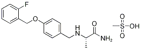 RalfinaMide Mesylate Structure