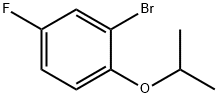 2-(2'-BROMO-4'-FLUOROPHENOXY)PROPANE Struktur