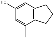 7-methylindan-5-ol  Struktur