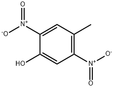 2,5-Dinitro-4-Methylphenol Struktur