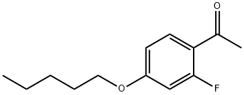 2'-FLUORO-4'-N-PENTYLOXYACETOPHENONE Structure