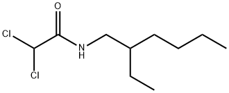 2,2-dichloro-N-(2-ethylhexyl)acetamide Struktur