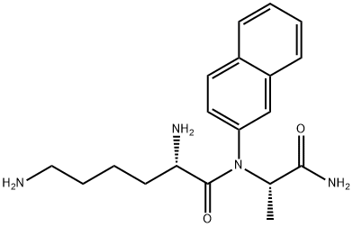 H-LYS-ALA-BETANA Struktur