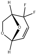 6,8-Dioxabicyclo[3.2.1]oct-3-ene,2,2-difluoro-,(1R)-(9CI) Struktur