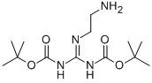 2-(2-AMINOETHYL)-1 3-DI-BOC-GUANIDINE Struktur