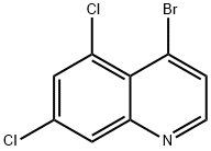 4-BROMO-5,7-DICHLOROQUINOLINE Struktur