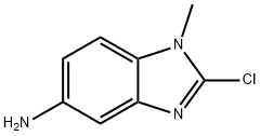 1H-Benzimidazol-5-amine,2-chloro-1-methyl-(9CI) Struktur