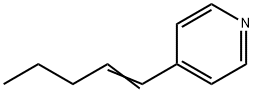 Pyridine, 4-(1-pentenyl)- (9CI) Struktur