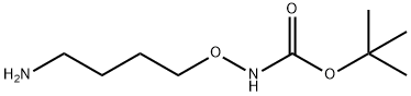 Carbamic acid, (4-aminobutoxy)-, 1,1-dimethylethyl ester (9CI) Struktur