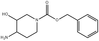 4-Amino-1-Cbz-3-hydroxypiperidine Struktur