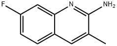 2-AMINO-7-FLUORO-3-METHYLQUINOLINE Struktur