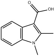 1,2-DIMETHYLINDOLE-3-CARBOXYLIC ACID Struktur