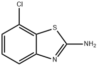 2-Benzothiazolamine,7-chloro-(9CI) Struktur