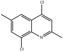 4,8-DICHLORO-2,6-DIMETHYLQUINOLINE Struktur