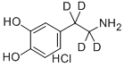 2-(3,4-DIHYDROXYPHENYL)ETHYL-1,1,2,2-D4-AMINE HCL Struktur