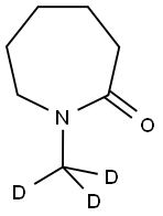 N-METHYL-D3-CAPROLACTAM, 203645-60-7, 結構式